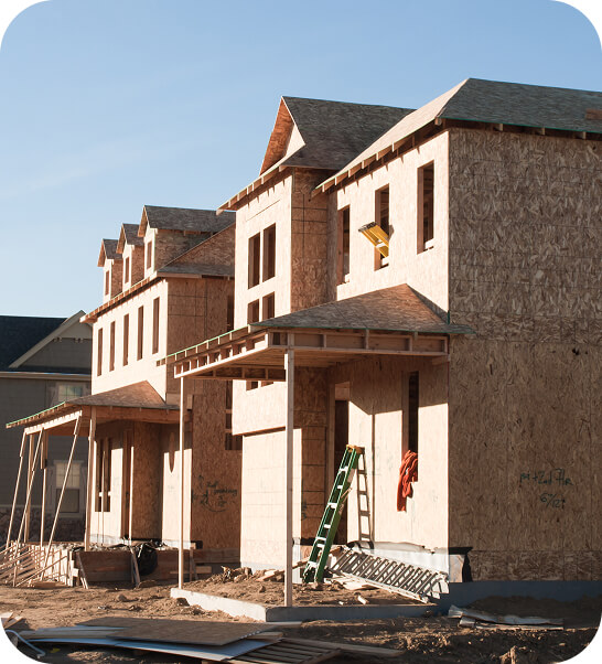 A new home under construction